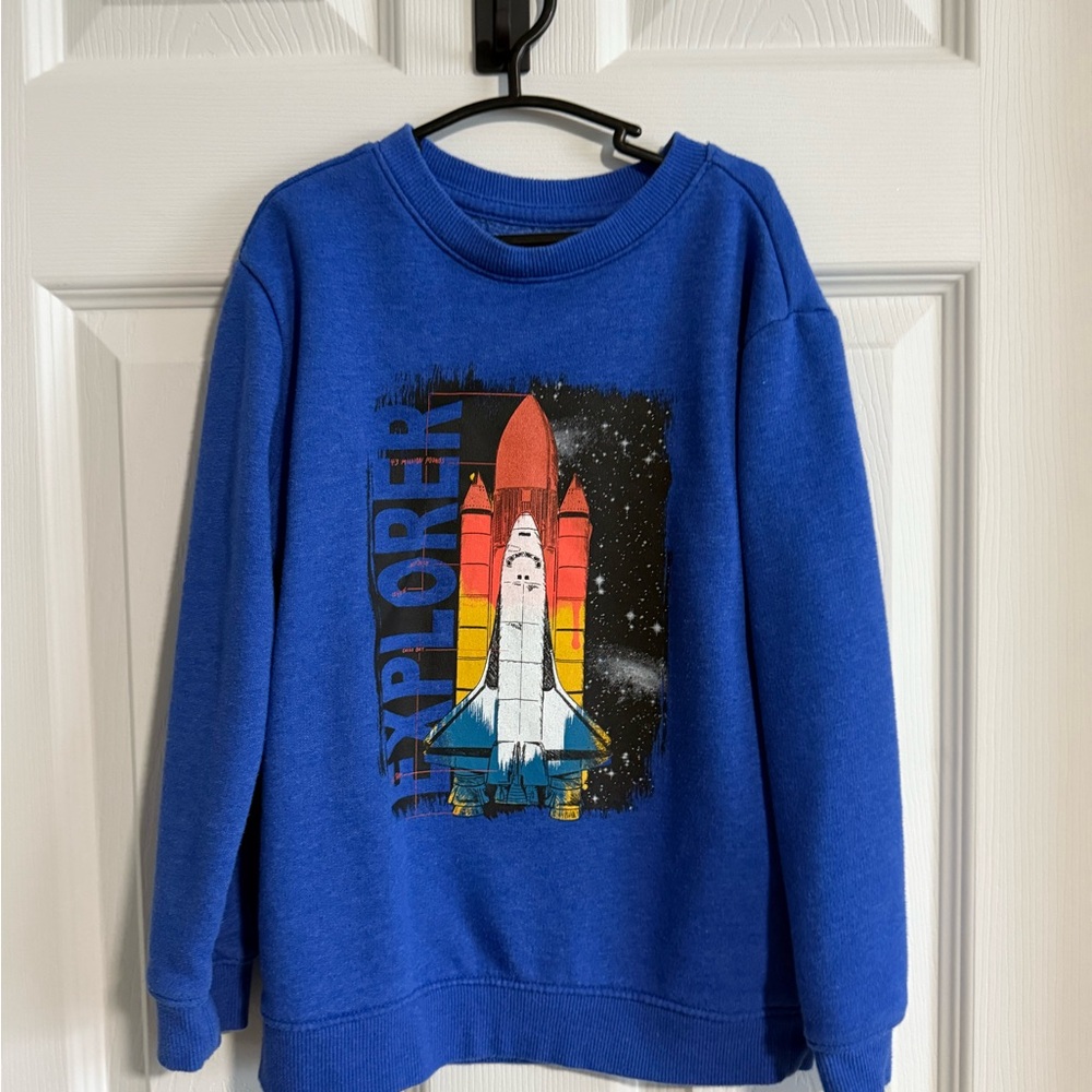 Cat & Jack Blue Graphic Sweatshirt